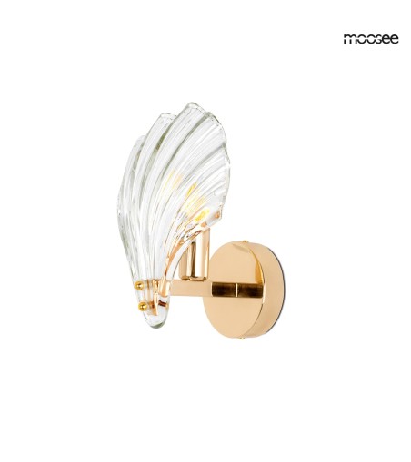 MOOSEE lampa ścienna CONCHA złota