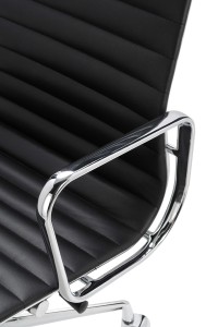 Fotel biurowy AERON PRESTIGE PLUS chrom  - skóra naturalna, aluminium