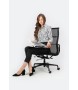 Fotel biurowy AERON PREMIUM czarny - siatka, aluminium