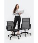 Fotel biurowy AERON PREMIUM czarny - siatka, aluminium