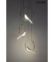 MOOSEE lampa wisząca BIRD DISC złota