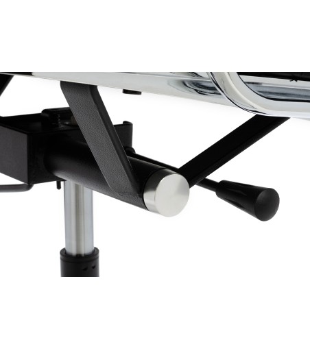 Fotel biurowy AERON PRESTIGE PLUS chrom  - skóra naturalna, aluminium