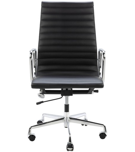 Fotel biurowy AERON PRESTIGE PLUS chrom  - skóra naturalna, aluminium