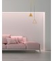 MOOSEE lampa wisząca ACUSTICA złota