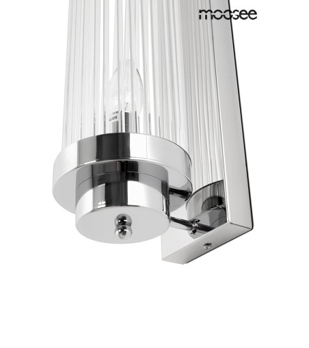 MOOSEE lampa ścienna COLUMN 40 srebrna