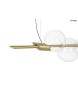 MOOSEE lampa wisząca ECHO 140 złota