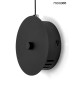 MOOSEE lampa ścienna FLAT czarna