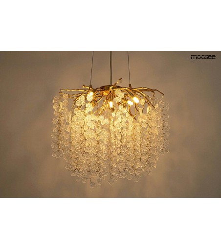 MOOSEE lampa wisząca RIVIERA 60 złota /   clear