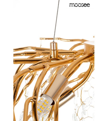 MOOSEE lampa wisząca RIVIERA 60 złota /   clear