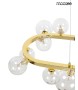 MOOSEE lampa wisząca ALURE OVAL 120       złota