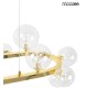 MOOSEE lampa wisząca ALURE OVAL 120       złota