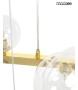 MOOSEE lampa wisząca ALURE OVAL 120       złota