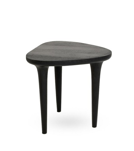 MaMaison stolik LAMINAR czarny / drewno