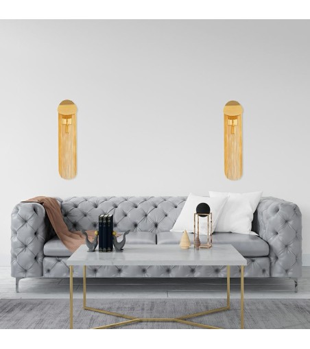 MOOSEE lampa ścienna LAMBADA łańcuszki złota
