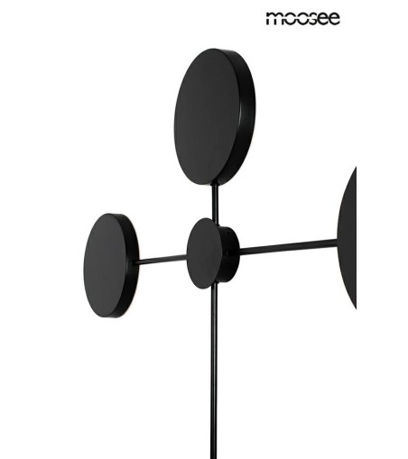 MOOSEE lampa ścienna SHADOW 4 czarna