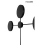 MOOSEE lampa ścienna SHADOW 4 czarna
