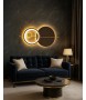 MOOSEE lampa ścienna MOONS złota