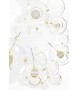 MOOSEE Lampa wisząca CAPRI DISC 5 złota   - 300 LED, aluminium, szkło