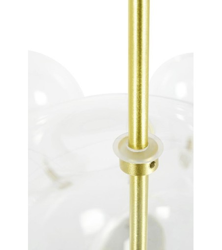 MOOSEE Lampa wisząca CAPRI DISC 5 złota   - 300 LED, aluminium, szkło