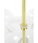 MOOSEE Lampa wisząca CAPRI DISC 5 złota   - 300 LED, aluminium, szkło