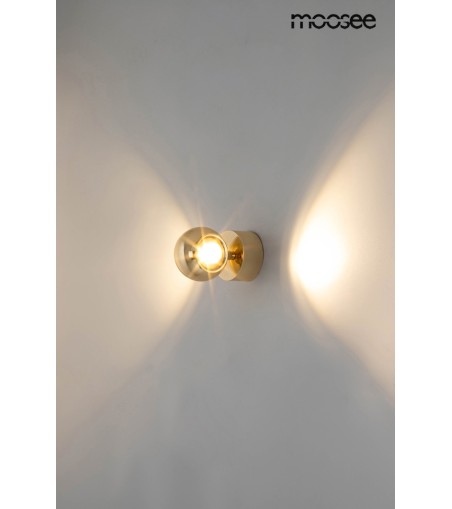 MOOSEE lampa ścienna EOS złoty