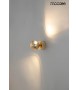 MOOSEE lampa ścienna EOS złoty