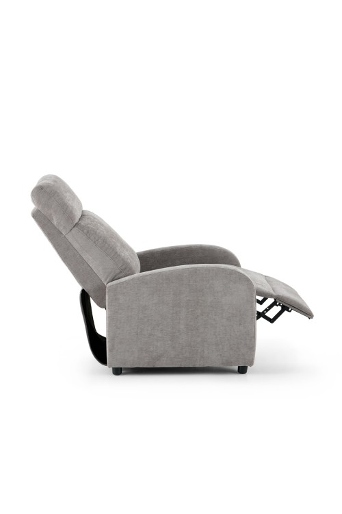 Fotel wypoczynkowy rozkładany RELAX       PREMIUM jasny szary
