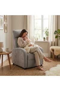 Fotel wypoczynkowy rozkładany RELAX       PREMIUM jasny szary
