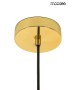 MOOSEE lampa wisząca SPINNER 19 złota