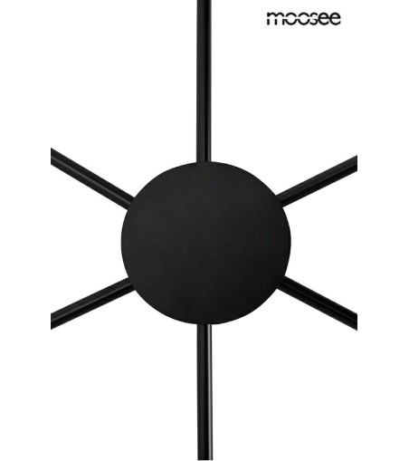 MOOSEE lampa ścienna SHADOW 6 czarna