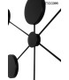 MOOSEE lampa ścienna SHADOW 6 czarna