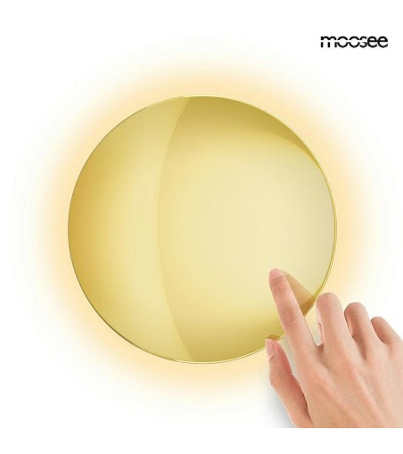 MOOSEE lampa ścienna SHADOW SUN 30 złota