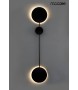 MOOSEE lampa ścienna SHADOW 2 czarna