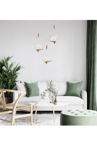 MOOSEE lampa wisząca BUTTERFLY M złota