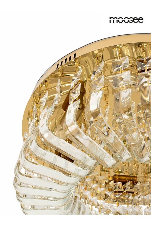 MOOSEE lampa sufitowa / plafon BALUNA 50  złota