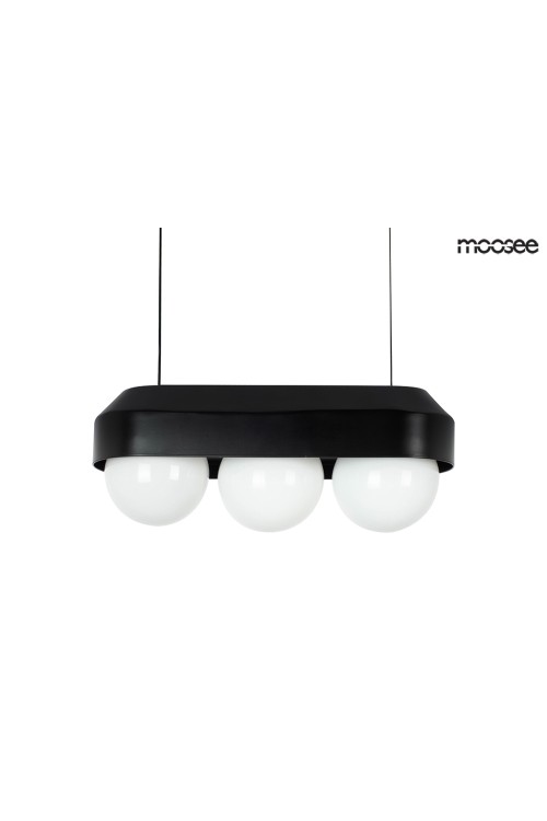 MOOSEE lampa wisząca DROPS 3 czarna