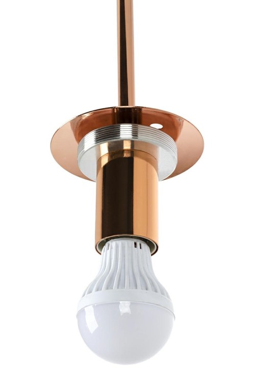 MOOSEE lampa wisząca FUSION 30 miedziana  - akryl