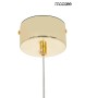 MOOSEE lampa wisząca LEAFS złota