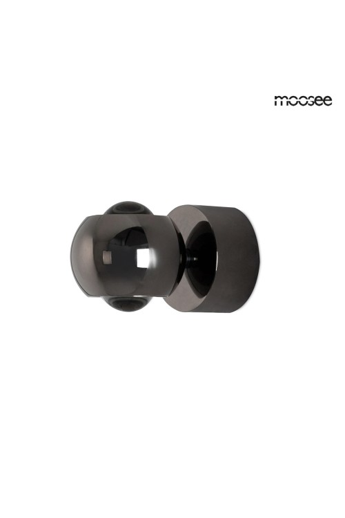 MOOSEE lampa ścienna EOS czarny chrom