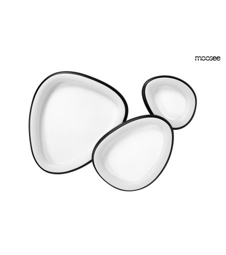MOOSEE lampa sufitowa / plafon AREA 3     czarna