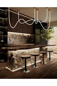 MOOSEE lampa wisząca LASSO 400 Smart      złota