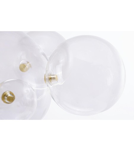 MOOSEE lampa wisząca CAPRI 6 złota - 60   LED, alumiumium, szkło