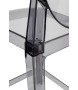 Krzesło barowe VICTORIA 65 cm dymione - poliwęglan