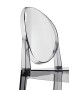Krzesło barowe VICTORIA 65 cm dymione - poliwęglan