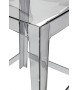 Krzesło barowe VICTORIA 65 cm dymione - poliwęglan