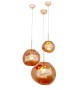 MOOSEE lampa wisząca FUSION 30 miedziana  - akryl