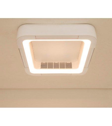 MOOSEE lampa sufitowa/plafon FANLIGHT-    wentylator
