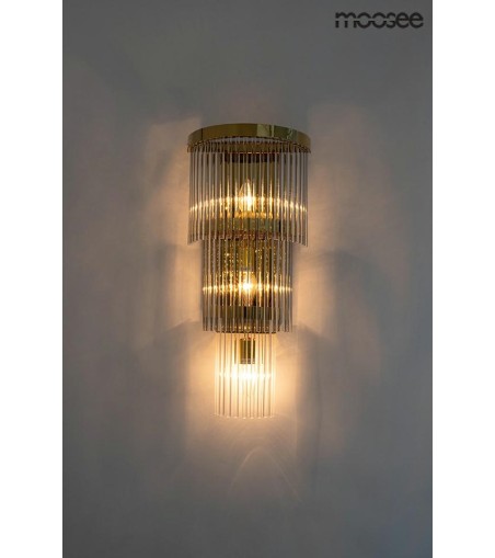 MOOSEE lampa ścienna ESTRO złota