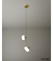 MOOSEE lampa wisząca RUGIA złota