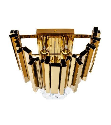 MOOSEE lampa ścienna IMPERIAL WALL GOLD   - stal, kryształ